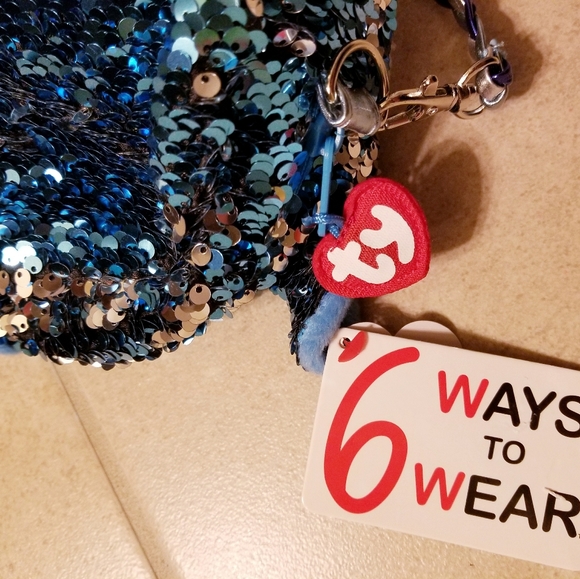 🎄NWT🎄 TY GIRLS SEQUIN CHANGE PURSE - Picture 5 of 15